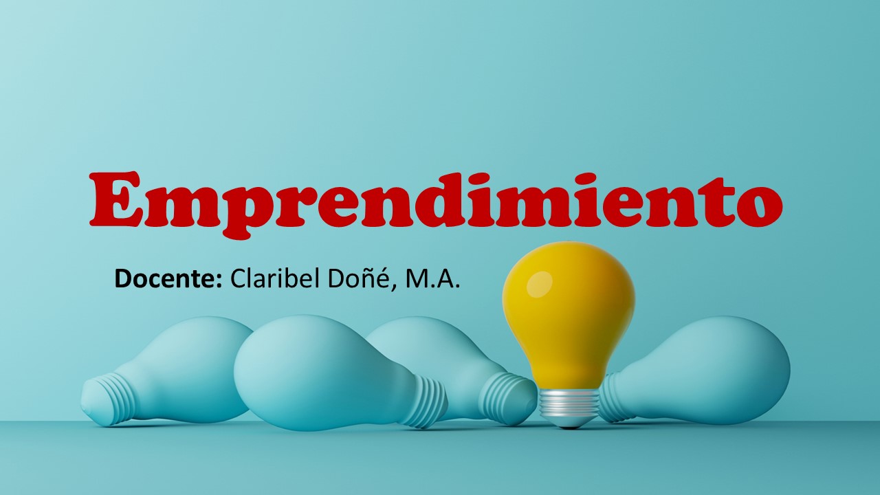 2024-3 /SOC-102 /EMPRENDIMIENTO/ Claribel Doñé